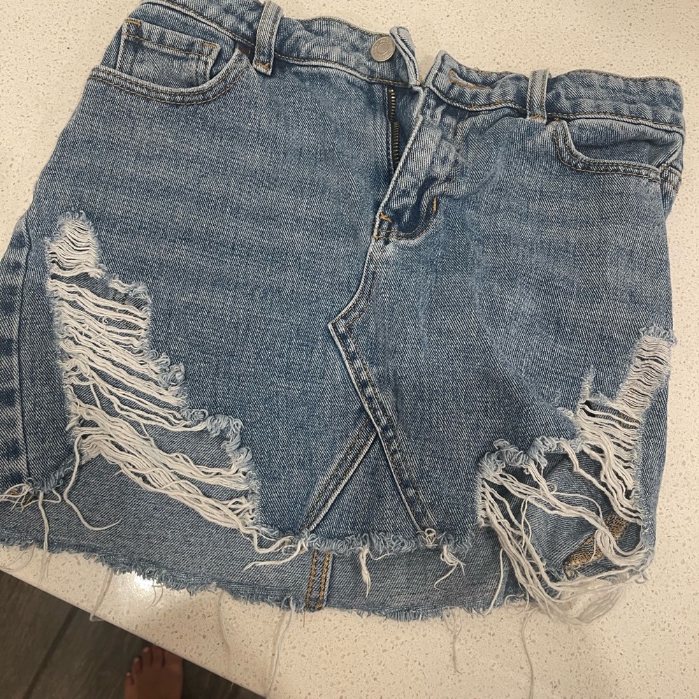 Cute Jean Mini Skirt